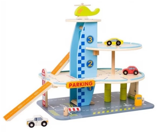 4170-dyrven-parking-garazh-s-kolichki-classic-world Classic World Дървен паркинг с колички