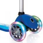 Globber Детска тротинетка със светещи гуми, синя - Image 3
