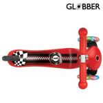 Globber Тротинетка със светещи гуми, червена - Image 2