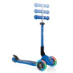 Globber Сгъваема тротинетка със светещи колела, Junior, синя - Image 2