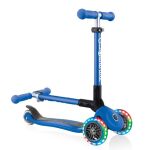 Globber Сгъваема тротинетка със светещи колела, Junior, синя - Image 3