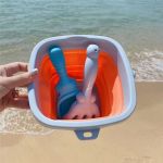 Woopie: Комплект за пясък със сгъваема кофа, лопатка и гребло - Image 7