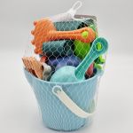 Woopie Комплект за пясък с кофичка, кола и аксесоари, 10 части - Image 5