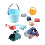 Woopie Комплект за пясък с кофичка, кола и аксесоари, 10 части