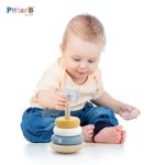 Игра с рингове за нанизване PolarB, Viga Toys - Image 3
