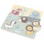 Дървен пъзел с животни Polar B - Viga Toys
