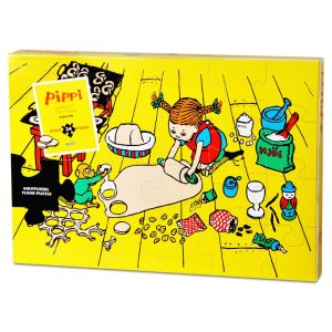 Дървен пъзел, Пипи Дългото чорапче, 24 части - Pippi