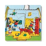 Pippi Дървен пъзел Пипи Дългото чорапче, трислоен - Image 4