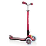 Globber Тротинетка Elite Prime със светещи колела, червена