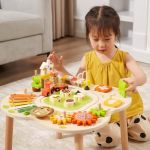 Дървена интерактивна маса за игра, Viga Toys - Image 3