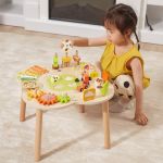 Дървена интерактивна маса за игра, Viga Toys - Image 6