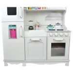 Malatec Детска дървена кухня с хладилник и аксесоари, голяма - Image 2