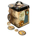 Folia Блокче с дизайнерска хартия за декорация, Винтидж - Image 3