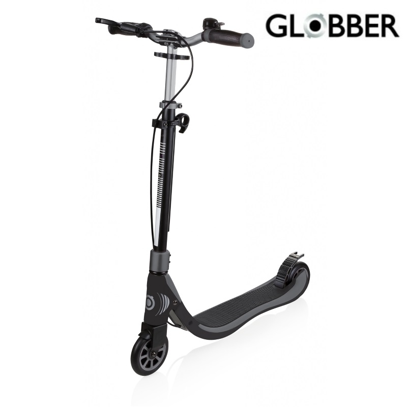 476100-trotinetka-s-predna-spirachka-globber Globber Тротинетка One NL 125 Deluxe, сива - Image 1