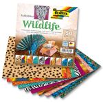 Folia Блокче с цветни хартии за оригами, Wildlife - Image 2