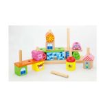 Дървен пъзел Град - Viga Toys - Image 3