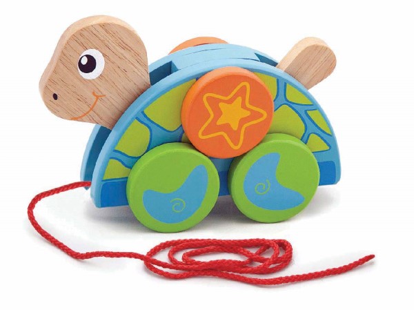 dyrvena-kostenurka-s-vyzhe Дървена костенурка с въже за дърпане - Viga Toys