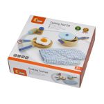 Дървен комплект за готвене, син - Viga Toys - Image 4