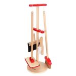 Lelin Toys Дървен комплект за почистване