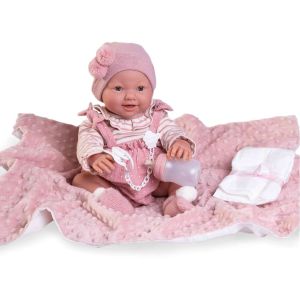 Antonio Juan Кукла бебе Миа с памперс и одеяло