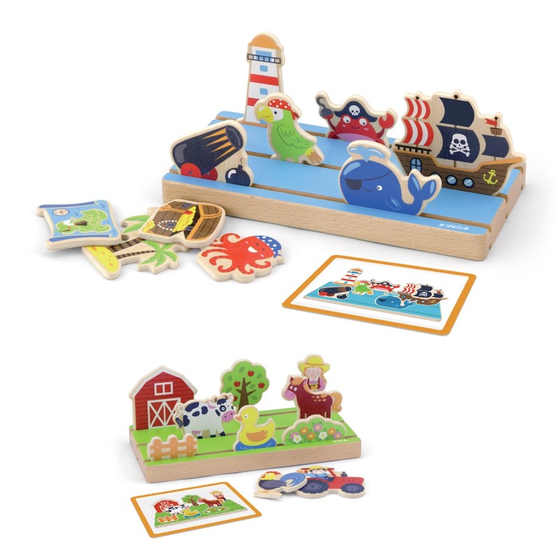 50183-dyrven-puzel-vigatoys Дървен пъзел Да научим пространството - Viga Toys