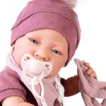 Antonio Juan Кукла бебе Мия с биберон и зайче 2