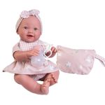 50393 Antonio Juan Кукла бебе Миа с биберон и памперс