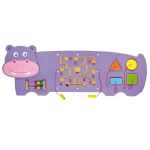 Дървена игра за стена Хипопотам - Viga Toys