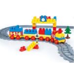 Dolu Toys Конструктор влакче с едри елементи, 89 части - Image 2