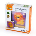 Дървени кубчета с Диви животни, Viga Toys - Image 3