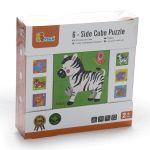 Дървен пъзел с кубчета Сафари - Viga Toys - Image 3