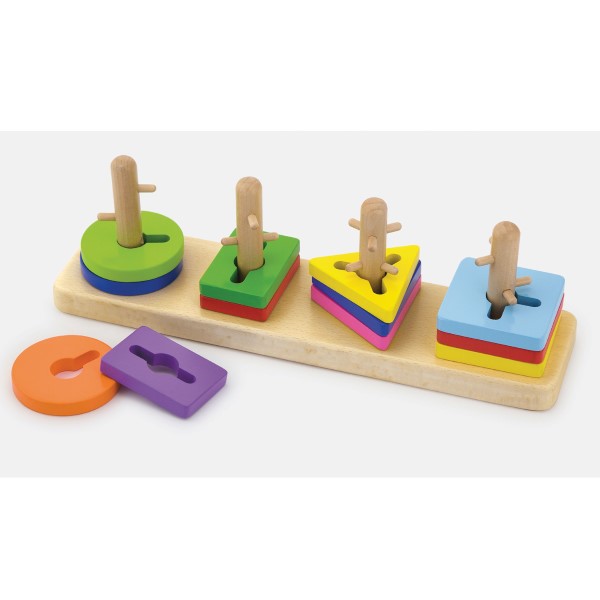 50968 Игра с геометрични фигури за съвместимост - Viga Toys