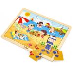 Дървен пъзел Лято, 24 части - Viga Toys - Image 2
