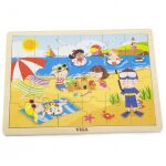 Дървен пъзел Лято, 24 части - Viga Toys