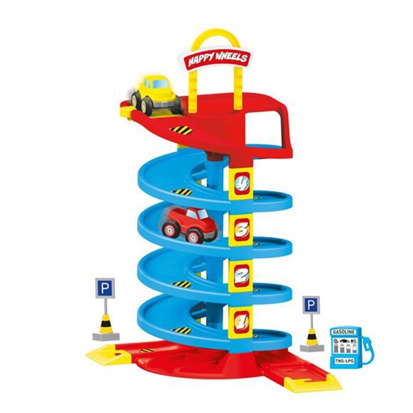 5153-detski-parking-s-kolichki-dolu-2 Dolu Toys Паркинг с колички 2