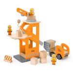 Дървен кран с камион - Viga Toys