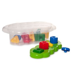 Tigres Игра с цветни фигури за сортиране, зелена