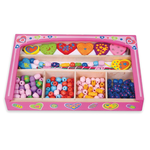 52729-tzetni-manista-za-bizhuta Комплект с цветни мъниста - Viga Toys
