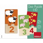 Дървен пъзел с числа за броене, Животни - Goula - Image 3