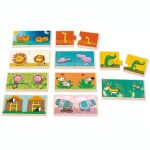 Дървен пъзел с противоположности, Лъвчето Лео - Goula - Image 3