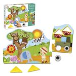 Дървен пъзел с форми, Сафари - Goula - Image 2