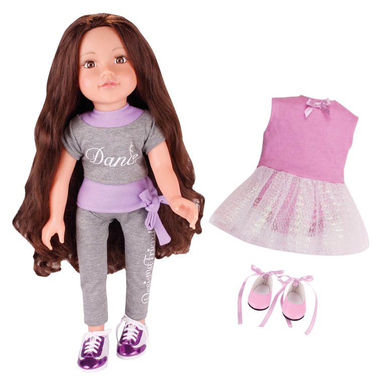 53450200-kukla-darsi-s-komplekt-drehi-46-sm-micki Micki Кукла Дарси с комплект дрехи, 46 см - Image 1