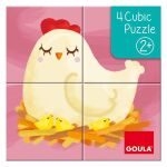 Детски пъзел с кубчета, Ферма - Goula - Image 4