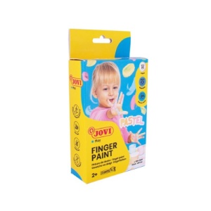 Jovi Пастелни боички за рисуване с пръсти, 6 цвята, 540
