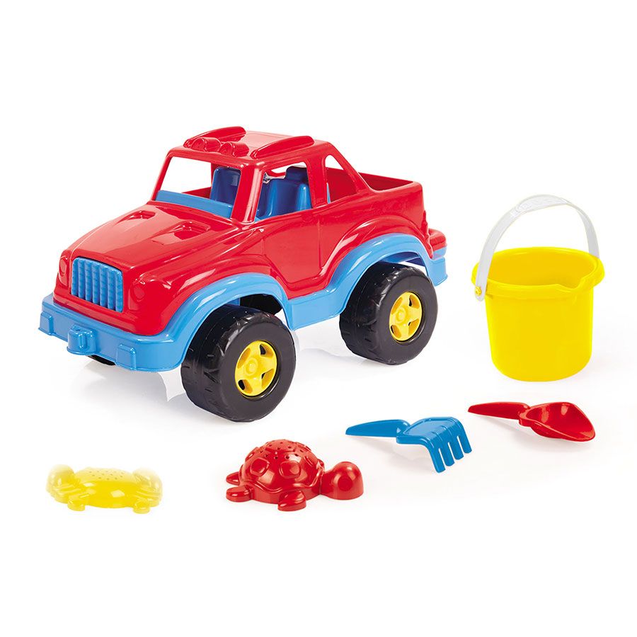 6023-dolu-pikap-s-plazhni-aksesoari Dolu Toys Пикап с аксесоари за пясък