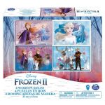 Spin Master: Дървен пъзел, Frozen II, 4 броя