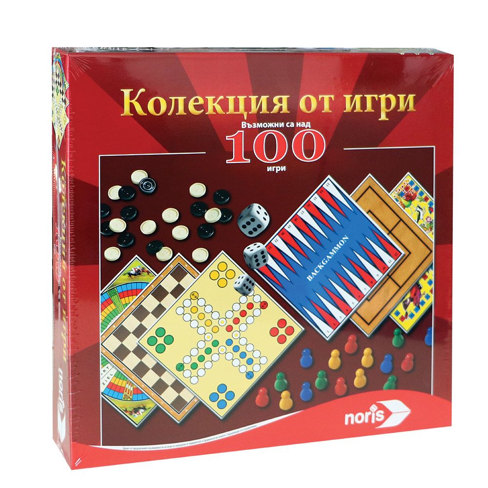 606111686037-noris-komplekt-ot-100-igri Комплект от 100 детски игри - Noris - Image 1