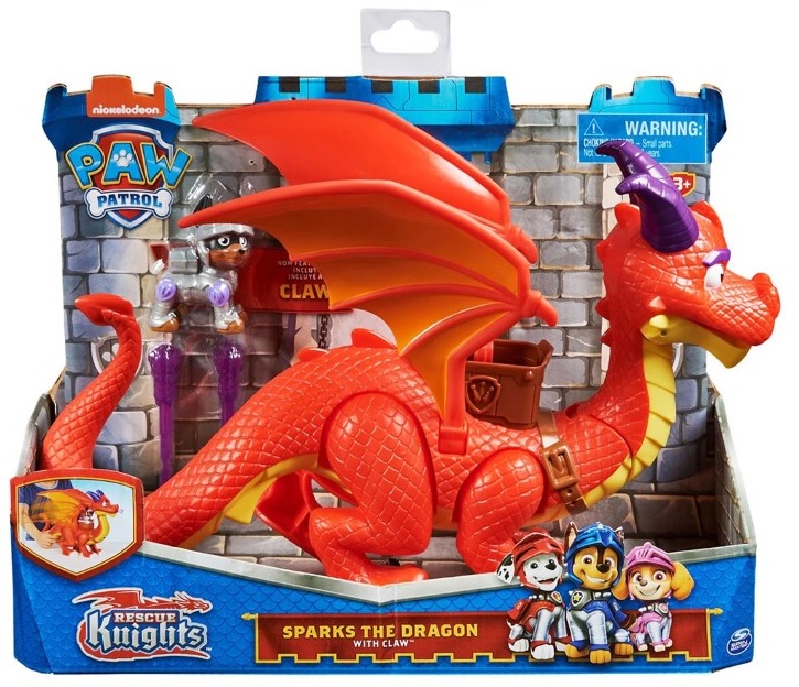 6062105-paw-patrol-drakonyt-sparks-i-kucheto-claw-spin-master Spin Master Драконът Спаркс и кучето Клау - Image 1