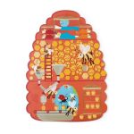 Scratch Детски двустранен пъзел Кошер с пчели - Image 10