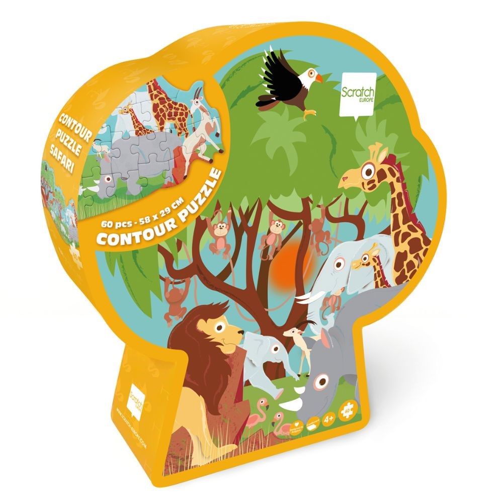 6181147-scratch-konturen-puzel-safari Scratch Детски пъзел, Животни в саваната